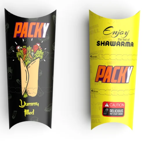 Eco-Friendly Shawarma Packaging Box
