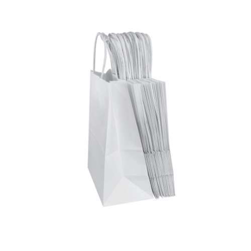 White Kraft Paper Bag - Elegant & Strong - Image 3
