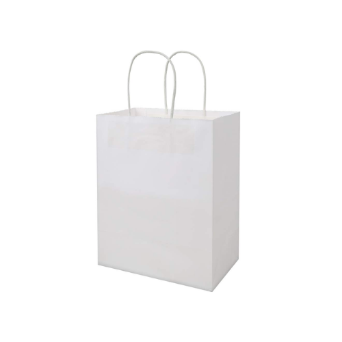 White Kraft Paper Bag - Elegant & Strong